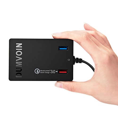 Microsoft Surface Pro 3 / Pro 4 Ladegerät;DUMVOIN 12V 2.58A Charger Power for Microsoft Surface Pro 3 Pro 4 Surface Book;Dual USB Ports Quick Charge 3.0 for Samsung S6 S7 Note Galaxy HTC LG iPad iPhone iPod and more -72W (Cord 7.8ft) - 4