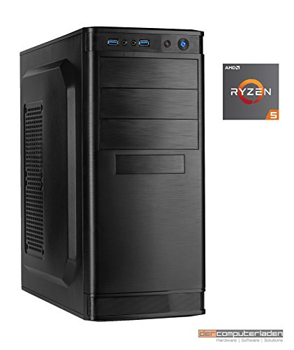 dercomputerladen Office Aufrüst PC System AMD, 5-1600X (Ryzen) 6x3,6 GHz, 16GB RAM, (ohne onBoard Grafik, eigenständige Grafikkarte notwendig)