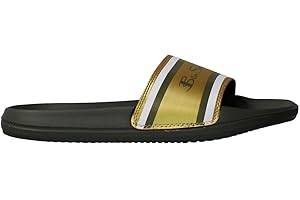 Ben Sherman Weston Slide Mens Slip On Flip Flop Sliders Sandals BS21202 Khaki