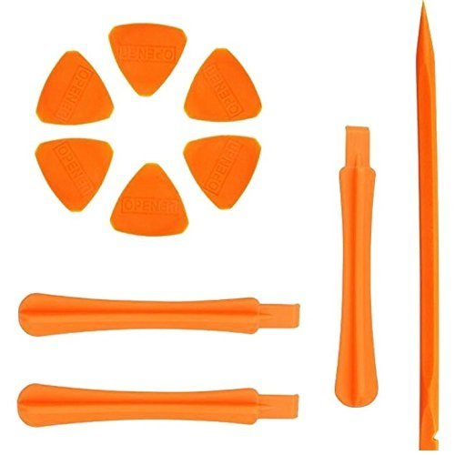 PagKis Anti-static Fiber Plastic Opening Pry Tools for Mobile and Gadgets Disassembly (Orange)