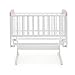 Disney Minnie Mouse Gliding Crib (White with Pink Trim)