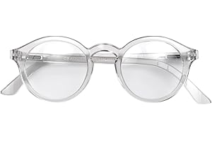 LONDON MOLE Eyewear - Graduate Blue Light Blocking Glasses - Occhiali rotondi - Cool Blue Light Glasses - Anti-headache - Occhiali per computer - Occhiali da gioco - Unisex per uomo/donna