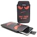 Produktbild Handy Hülle Slide Tasche Etui Case Schutzhülle Bumper Cover Sleeve Universal Neu, Motive:Dont Touch My Phone Rot, Handymodell:BLU Life Pure Mini