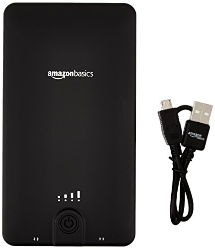 AmazonBasics Powerbank Externes Akkuladegerät, tragbar, 16.100 mAh - 6
