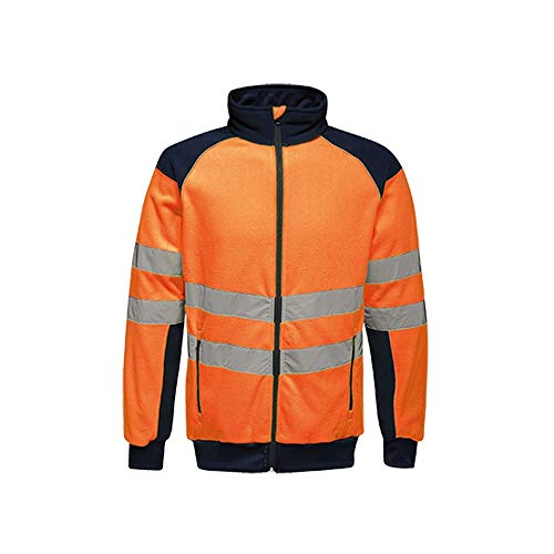 Preisvergleich Produktbild Regatta Herren Fleecejacke in Neonfarben (XL) (Neonorange / Marineblau)