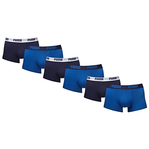 PUMA Herren Basic Trunk Boxershort Unterhose 6er Pack