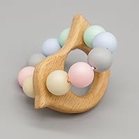 Silikon / Holz Beißring / Greifling