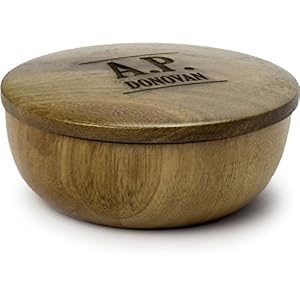 A.P. Donovan - Gentle shaving soap for sensitive skin in practical real wood box - Image 3