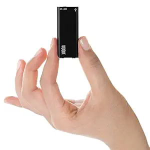 Uqique Digital Voice Recorder 8GB USB Flash Drive/ Multifunctional Rechargeable Mini Audio Recording Device with MP3 Player