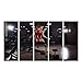 Produktbild Bild auf Leinwand von sexy junges Mädchen, das Sich nach den Kurzhantel-Übungen ausruht. Fitness-Frau auf der Bank im Fitnesstraining mit Hanteln Wandbild Poster Leinwandbild PJY-5P-N