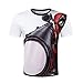 Price comparison product image Deadpool Men's T-Shirt Short Sleeve Unisex Adult 3D Printed Apparel Cotton Hypoallergenic Soft Comfort Cosplay Costume