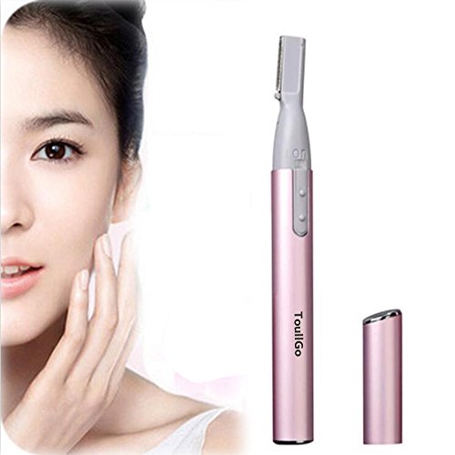 Augenbrauen-Trimmer Gesichtshaartrimmer Portable Electric Women Eyebrow Bikini Legs Trimmer Body Hair Remover Shaver with Plastic Mini Comb Electric Facial Hair Remover Removal Tool Eyebrow Trimmer Razor Set for Shaving Body Hair Like Eyebrow, Ear, Hair, Arms, Legs and Redundant Hair