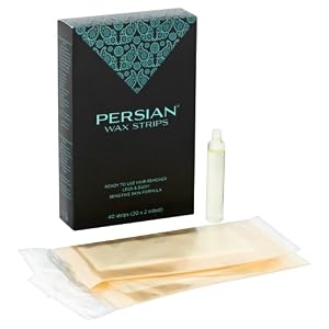 Persian Wax Strips(Pre-Lined) for Instant Hair Removal (40 Count) - Image 2