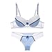 Produktbild Damen Sexy Dessous Set Spitze Unterwäsche BH und Slip Reizwäsche Set Bikini Halter Spitze BH Lingerie Unterwäsche Nachthemd Negligee String Reizwäsche