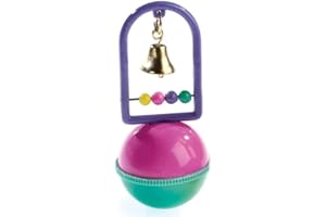Class-ic Kelly Ball & Bell Bouy Caged Bird Interactive Bead & Bell Toy Budgies Parrotlets