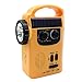 Produktbild GCDN Solarbetriebenes AM/FM-Radio mit Taschenlampe, 2-in-1-Notfall-Handkurbel, Solar-Dynamo & Powerbank-Ladegerät, Outdoor-Notfall-Lampe für Wandern, Angeln (mit USB-Ladekabel), gelb, Free Size