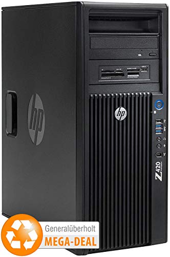 Preisvergleich Produktbild hp Z420T, XEON E5, 32GB, 256GB SSD, K600 (generalüberholt)