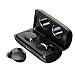 Produktbild Bluetooth Kopfhörer in Ear,Mini Bluetooth 5.0 Sport Headset Kabellos TWS Ohrhörer Sportkopfhörer,22H Spielzeit Wasserdicht Noise Cancelling Earbuds mit Mikrofon für Android iPhone - 2019 (Schwarz)
