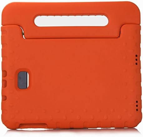MOONABY MALL Kids Children's Shockproof Foam Handle Stand Case Cover for Samsung Galaxy Tab A 10.1" SM-T580 / SM-T585. Orange