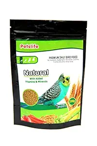 PETSLIFE Natural Premium Daily Bird Food ,Love Birds 400g