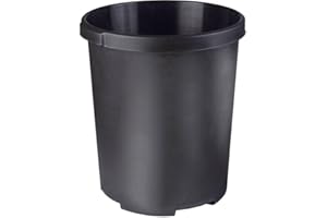 HAN 1836-13, corbeille à papier KLASSIK XXL, robuste, esthétique et en qualité premium, 50 litres, noir