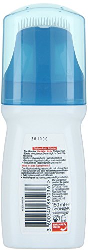 Garnier Hautklar Aktiv Tiefen-Rein Anti-Pickel Bürste / Gesichtsreinigung und Gesichtspflege gegen Unreinheiten, 3er Pack – 150 ml - 2
