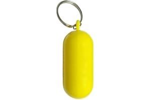 Cikiki Llavero de flotabilidad, herramienta de remo, llavero de boya de navegación, llavero de canal flotante, llave de metal de plástico