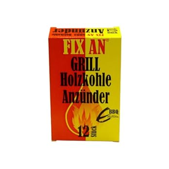 Grill Holzkohle Anznder Fix An 12 Stck Fr Grill Ofen Kamin