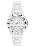 s.Oliver Time Unisex Quarz Uhr mit Silikon Armband, Größe XS für Kinder- bzw. Damen
