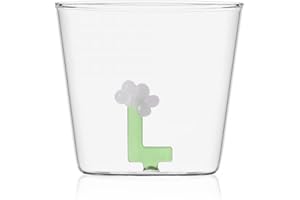 Ichendorf Bicchiere Collezione Greenwood Alfabeto Fiorito Lettera L