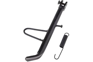 B Blesiya Iron Heavy Duty Motorcycle Bike Sidestand Kickstand Side Stand Support Racks for Harley Honda Suzuki - 21cm