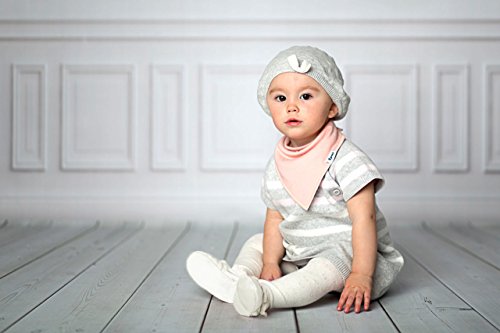 Baby Dreieckstuch im 4er Set von Loni – doppellagig saugfähig weich – Passgenau durch 5 Größeneinstellungen – Lätzchen Spucktuch Halstuch – Bandana Bib für Kinder - 4