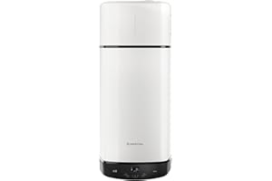 Ariston Nuos Plus S2 Wifi- Termo 110 Litros con Aerotermia, Calentador de Agua Bajo Consumo Silencioso Control Remoto AppMóvil 50.6x52x140.3 FABRICADO PARA INSTALACIÓN ESPAÑA Eficiencia A+ Rango(A+/F)