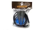 Shisha Wasserpfeifen Hookah ICE Hose Bazooka für Shisha Silikonschlauch inkl. Kühlpad schwarz komplet Set ink. Schlauch und Anschlusstück - 