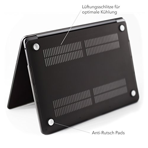 FUSED New MacBook Pro 13″ (2016 + 2017 Modell) Hardcase – Space Gray / Grau Halbtransparent Matte Matt (mit und ohne Touchbar) - 4