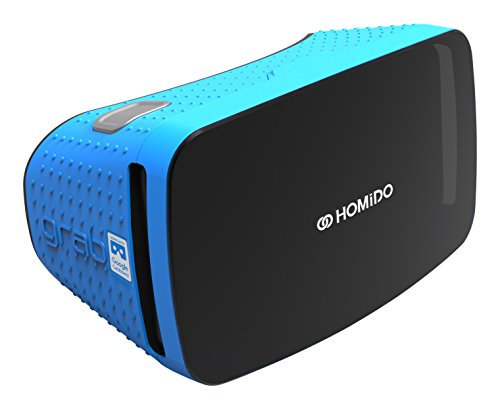 Homido Casque de réalité virtuelle iOS/Android Bleu