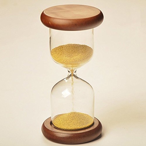 saibang Neues Design Holz Ständer 2 Minuten Sanduhr Sand Timer Home Décor für Weihnachten Geburtstag Geschenk - 3