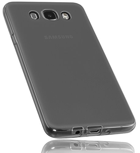 Preisvergleich Produktbild mumbi Schutzhülle für Samsung Galaxy J7 (2016) Hülle transparent schwarz