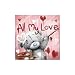 Produktbild Wildlead 5D DIY Half Diamond Painting Cross Stitch Kit Embroidery Mosaic Love Bear Pattern Picture 30x30cm
