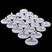 100SET KAM PLASTIC RESIN WHITE SNAPS BUTTON FASTENERS PRESS STUD POPPERS SIZE 16 T3