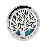 Produkt: Schmuckschatulle DYTJ-TOOLS Sternförmige Ätherische Öle Box Diffusor Medaillon Parfüm Medaillon Silber Aromatherapie Medaillons Anhänger Ohne Ketten, Hellgrau, S