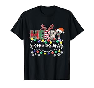 Merry Friendsmas Plaid Leopard Friends