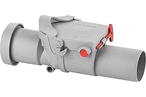 OTTO HAAS KG Rückstaudoppelverschluss DN50 mit Notverschluss, gerade