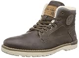  Mustang Schnür-Boot - Botas de Caño Bajo de Material Sintético Hombre, Color Marrón, Talla 44