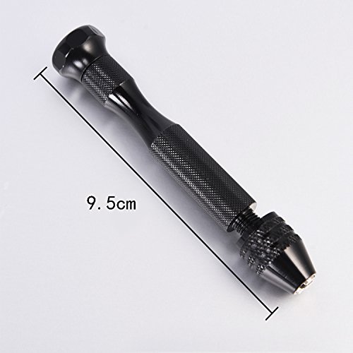 Mudder 21 Stück Spiralbohrer Bits Präzision Pin Vise Mini Mikro Handbohr Bit Set Rotierende Werkzeuge - 4