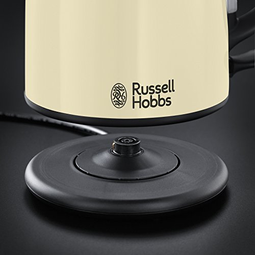 Russell Hobbs 20194-70 Colours Plus+ Classic Cream Kompakt-Wasserkocher, Schnellkochfunktion, Perfect-Pour-Ausgusstülle, 1 L, 2200 Watt, creme - 5