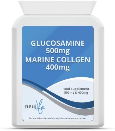Glucosamine 500mg &amp; Marine Collagen 400mg - 120 Tablets