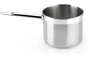 BRA Profesional | Pot à Lait, 12 cm, Acier Inoxydable 18/10, Compatible Tous Feux Dont Induction