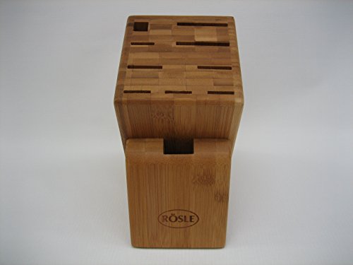 RÖSLE Messerblock Bambus Cuisine , Knife Block Bamboo, Bloc couteaux en bambou - 2