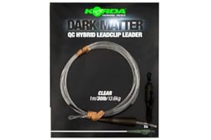 Korda Dark Matter QC Hybrid Leadclip 1m Leader 30lb